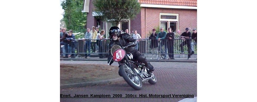 Evert Janssen Velocette 350 cc  nokkenasprobleem